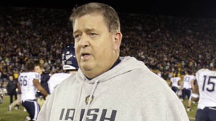 Notre Dame is in same place as it was when Weis was hired: 6-5 Notre Dame is in same place as it was when Weis was hired: 6-5