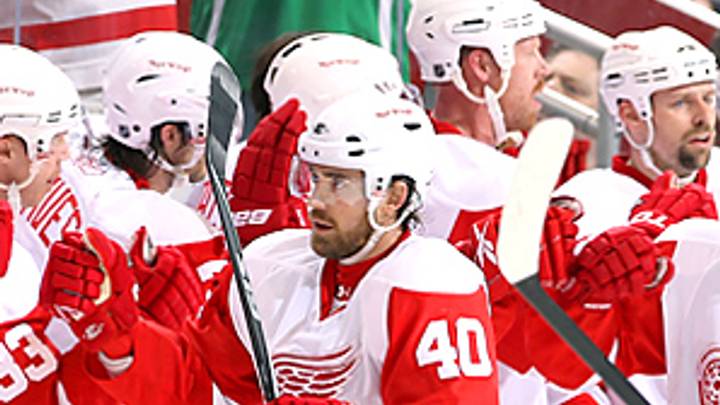 Red Wings, Coyotes break out the fireworks -- for one night only Red Wings, Coyotes break out the fireworks -- for one night only