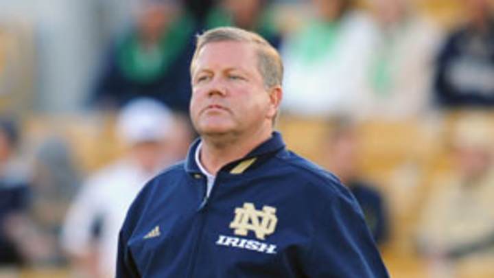 Notre Dame's Brian Kelly wins AP coach of the year