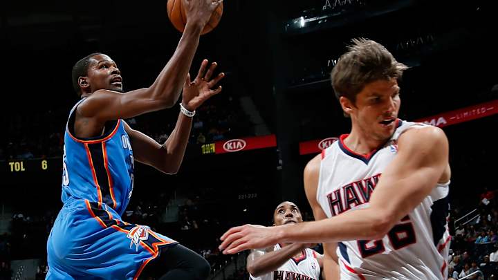 Three-pointers: Durant baffles Hawks, ushers Thunder to 12th straight win