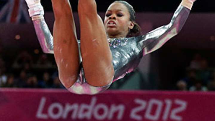 Douglas proves human on uneven bars; more notes from the gym