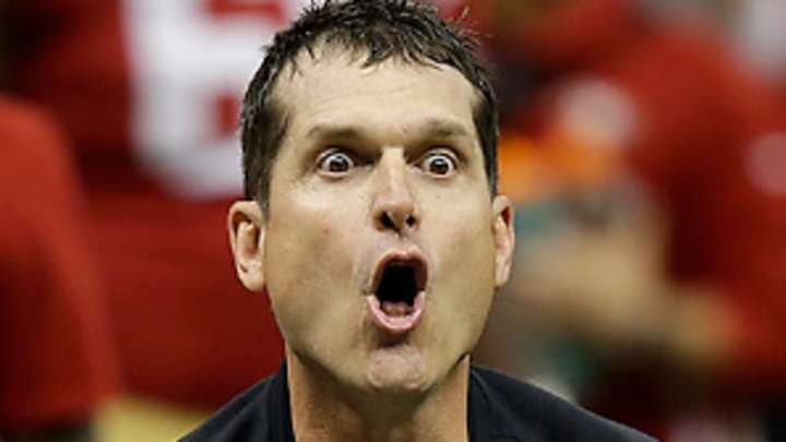 Jim Harbaugh: San Francisco 49ers never pursued Peyton Manning