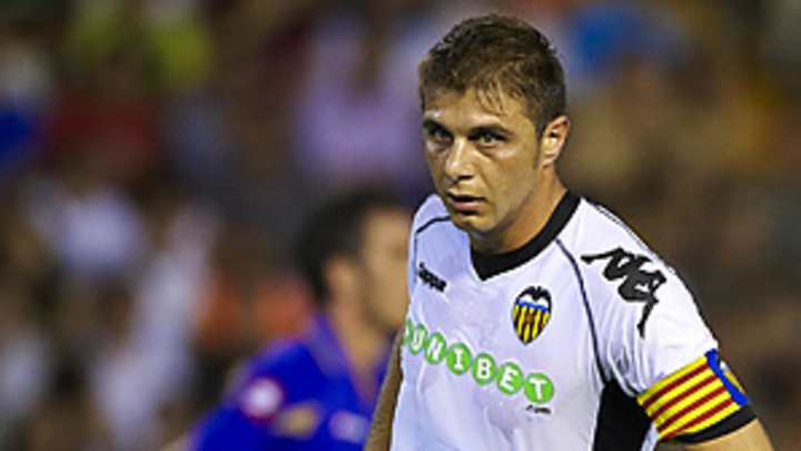Valencia's Joaquín on the way back