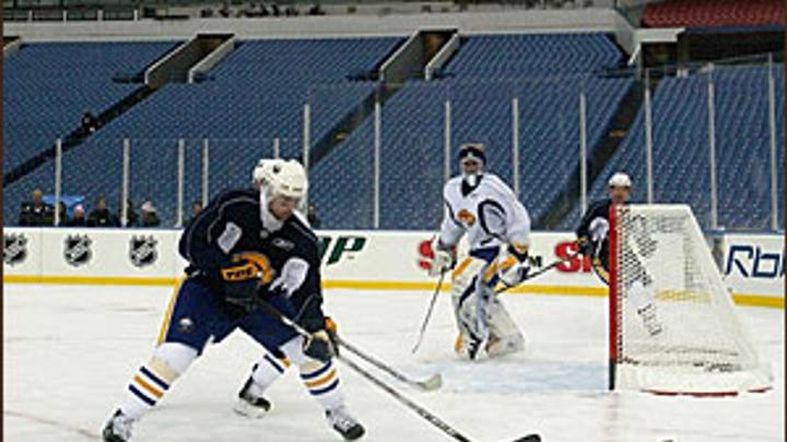 Pens, Sabres practice for Classic Pens, Sabres practice for Classic