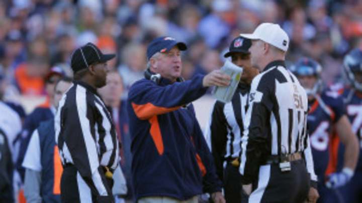 Broncos' John Fox and defensive coordinator to be fined $20K each by NFL for ref abuse Broncos' John Fox and defensive coordinator to be fined $20K each by NFL for ref abuse