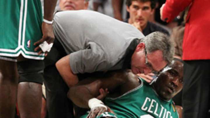 Celtics mull options with Perkins out, more from Finals practice Celtics mull options with Perkins out, more from Finals practice