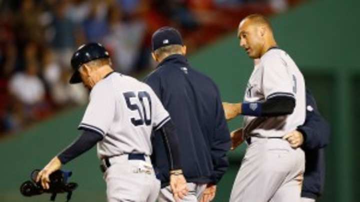 Derek Jeter scoffs at bone bruise, insists he's good to go for Yankees-Sox game in Boston