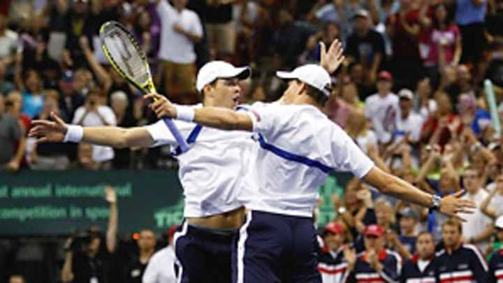 Bryan brothers break John McEnroe's doubles record Bryan brothers break John McEnroe's doubles record