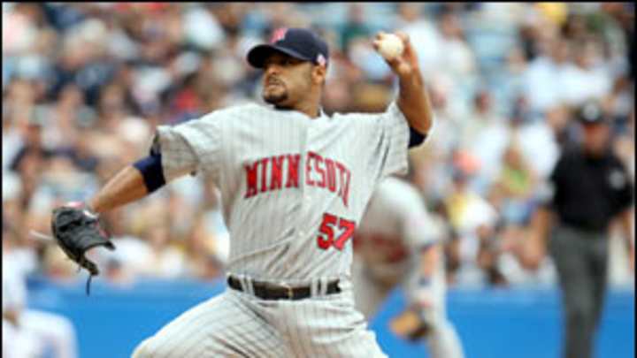 Twins, Yanks haggle over Santana