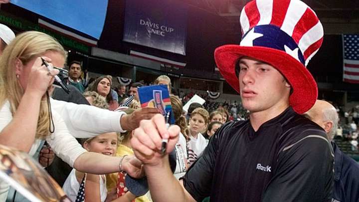 Memory Lane: Andy Roddick as Uncle Sam Memory Lane: Andy Roddick as Uncle Sam