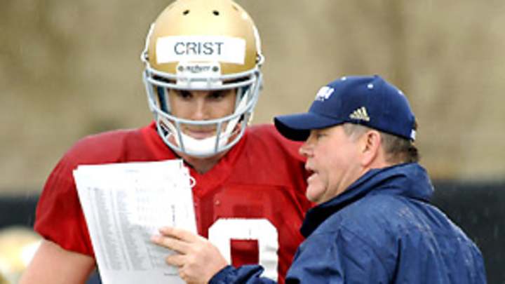 New coach Brian Kelly changing far more than Notre Dame's offense