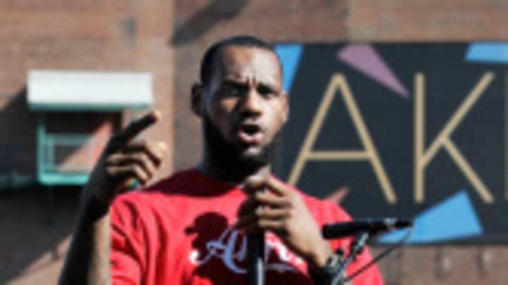 LeBron James honored by Akron mayor following year matched only by Michael Jordan LeBron James honored by Akron mayor following year matched only by Michael Jordan