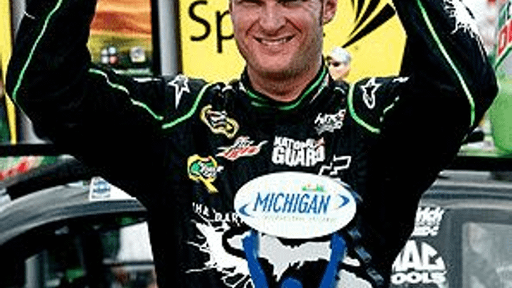 Dale Earnhardt, Jr. shows newfound focus in Michigan win Dale Earnhardt, Jr. shows newfound focus in Michigan win