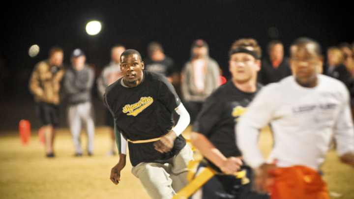 Athletes and Celebs Playing Flag Football