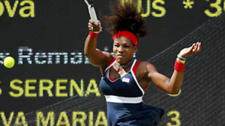 Serena routs Sharapova for gold
