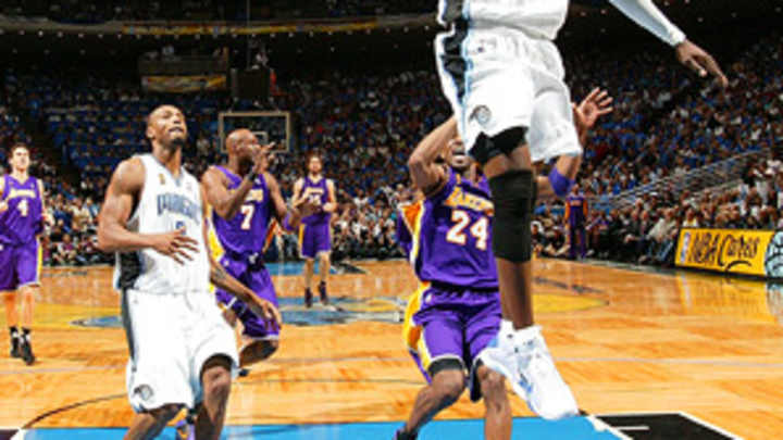 Magic slice Lakers' lead to 2-1 with 108-104 victory in Game 3
