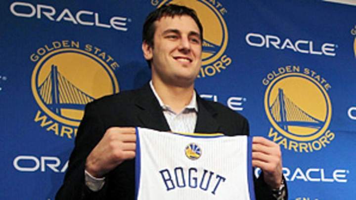 Bogut downplays injury concerns, relishes fresh start with Warriors Bogut downplays injury concerns, relishes fresh start with Warriors