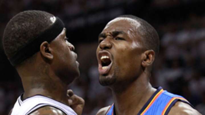 NBA fines Jackson for threatening Ibaka, despite apology