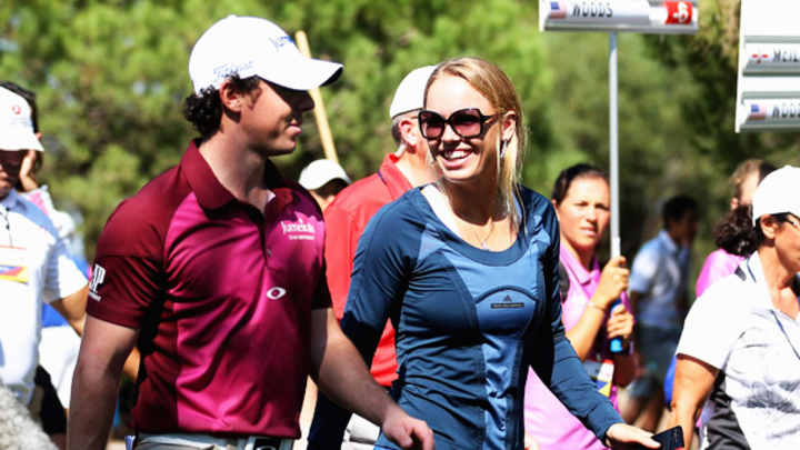 Caroline Wozniacki enjoys week off at golf tourney in Turkey