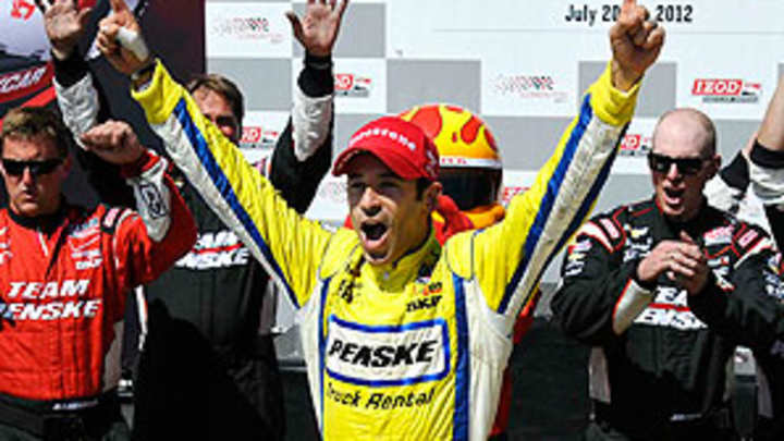 Helio Castroneves proving he's not yet over the hill this season Helio Castroneves proving he's not yet over the hill this season