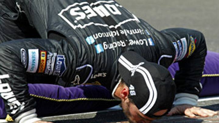 Johnson looking like Chase favorite with fourth Brickyard 400 victory Johnson looking like Chase favorite with fourth Brickyard 400 victory