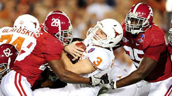 Texas lost title game, but found quarterback in Garrett Gilbert Texas lost title game, but found quarterback in Garrett Gilbert