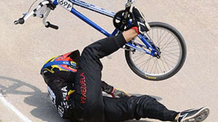 Much to the delight of IOC, BMX features plenty of thrills and spills