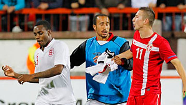 UEFA gives bans, fines to Serbia over U21 brawl UEFA gives bans, fines to Serbia over U21 brawl