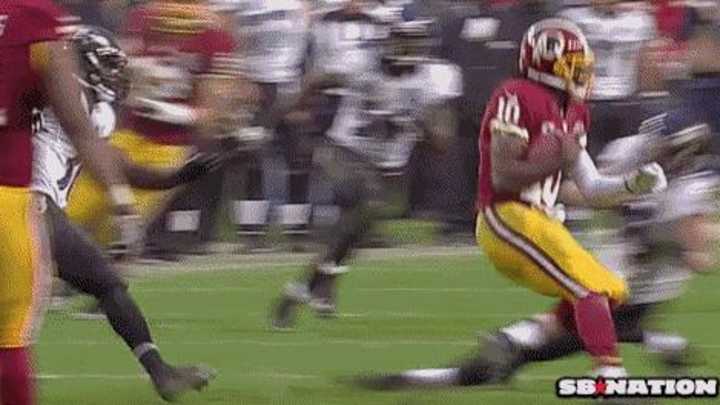 Robert Griffin III suffers knee injury, Kirk Cousins wins game for Redskins