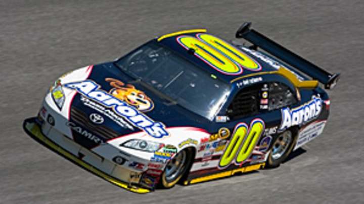 David Reutimann making his move