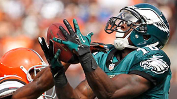 Eagles missing WRs Maclin, Jackson Thursday