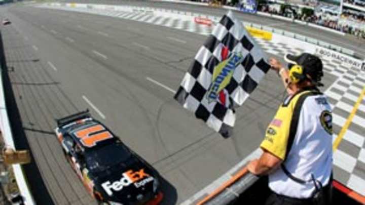 Hamlin surges up Chase standings with Pocono win