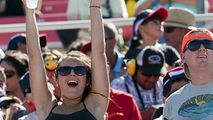Nascar Fans at Fontana