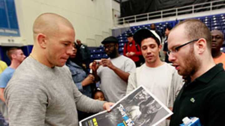 Georges St-Pierre discusses UFC 145, injury recovery, move to middleweight Georges St-Pierre discusses UFC 145, injury recovery, move to middleweight