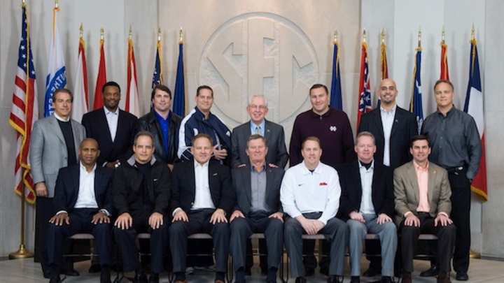 Weekend out: SEC coaches smile for the camera Weekend out: SEC coaches smile for the camera