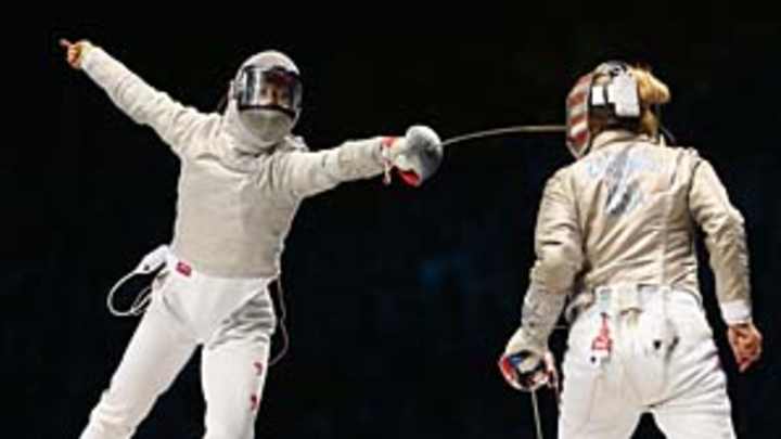 Medals quickly elude U.S. fencers Mariel Zagunis and Seth Kelsey Medals quickly elude U.S. fencers Mariel Zagunis and Seth Kelsey