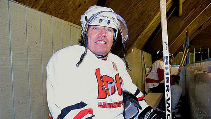 Beating the drum slowly for a lost teammate