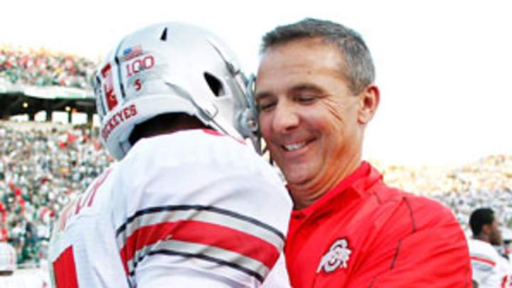 Urban Meyer, Ohio State primed to dominate the Big Ten; Walkthrough Urban Meyer, Ohio State primed to dominate the Big Ten; Walkthrough