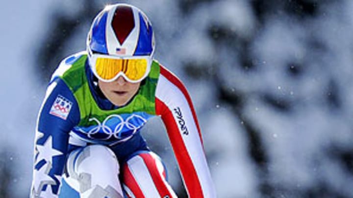 Vonn wins gold medal for U.S. in Olympic women's downhill event