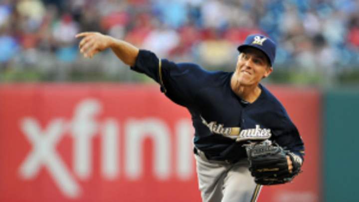 Zack Greinke 'definitely' traded from Brewers before deadline, GM Melvin reportedly says