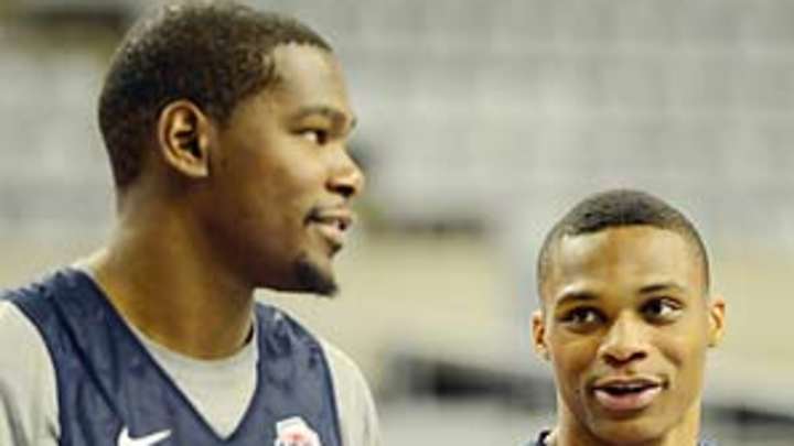 Finals loss still fresh, Thunder trio working to turn page in London