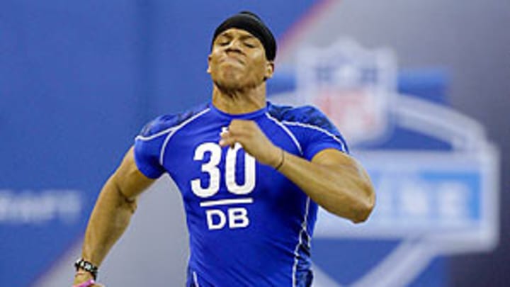 Risers & Sliders: Mays fails to impress in DB drills at NFL combine Risers & Sliders: Mays fails to impress in DB drills at NFL combine
