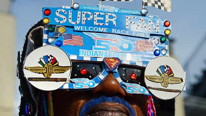 Fans at the Indy 500