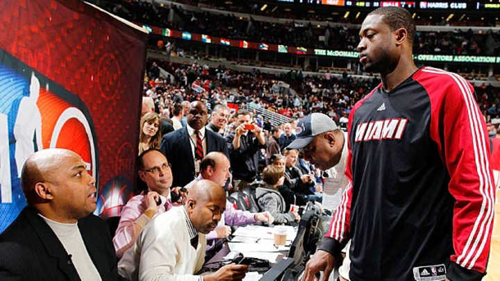 Barkley calls Heat stars 'sensitive' after James tells him to 'shut up' about Wade Barkley calls Heat stars 'sensitive' after James tells him to 'shut up' about Wade