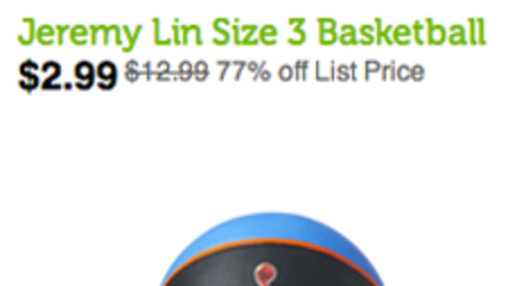 New York Knicks Fathead of Jeremy Lin, formerly $100, discounted to $16.36 New York Knicks Fathead of Jeremy Lin, formerly $100, discounted to $16.36