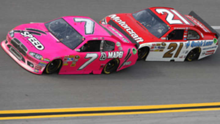The problems with restrictor-plate racing evident  at Talladega