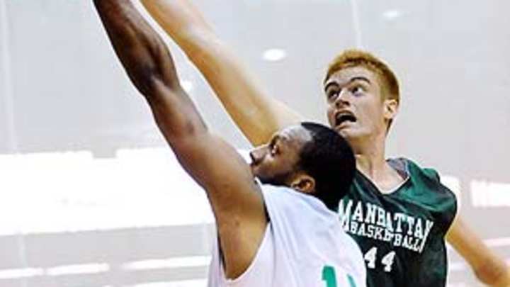 Despite disability, Laue embracing chance at Manhattan College