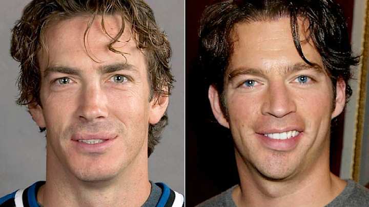 NHL players resembling entertainers