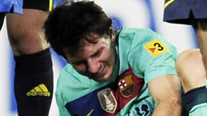 Messi's injury starts war of words