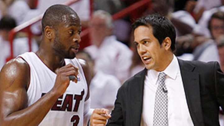 Heat coach Spoelstra talks title defense, Big Three, Riley and more